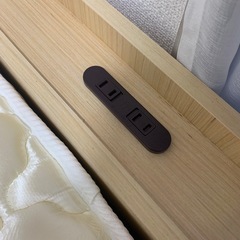 【引取り先決まりました】ベッドフレーム＆マットレスの画像