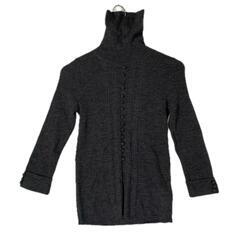 Tiara ティアラ 長袖ニット ウール グレー レディース【古...