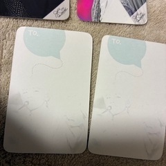 テテ　カード　トレカ　フォトカード　メモの画像