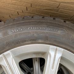 165/70R14中古のタイヤホイールセット４本の画像