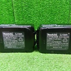 マキタ(makita) BL1830B リチウムイオンバッテリー 18V/3.0Ah ２個セット　充電回数２回【船橋馬込店】【店頭取引限定】【中古】管理番号：ITR8UUI76VLAの画像