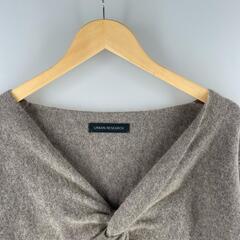 URBAN RESEARCH アーバンリサーチ 長袖ニット ナイロン グレー レディース F【古着】【中古】の画像