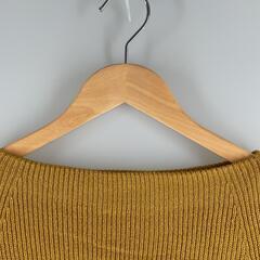 MOUSSY マウジー 長袖ニット アクリル イエロー レディース F【古着】【中古】の画像