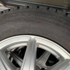185/70R14中古のタイヤホイールセット４本の画像