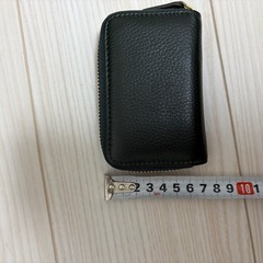 レザーカードケース　ダークグリーンの画像