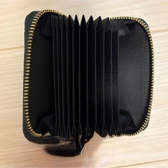 レザーカードケース　ダークグリーンの画像