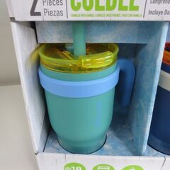 新品未開封品 リデュース コルディー ステンレスタンブラー 414ml x 2個セット 保冷専用 グリーン/ブルー REDUCE COLDEE マグ 札幌 北20条の画像