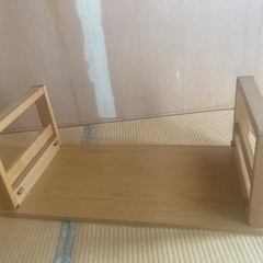 折りたたみ小机/オークヴィレッジ製の画像