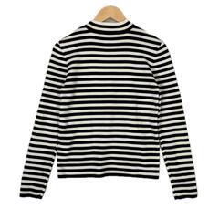 ABAHOUSE アバハウス ボーダー 長袖ニット アクリル/ウール マルチカラー レディース【古着】【中古】の画像