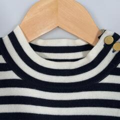 ABAHOUSE アバハウス ボーダー 長袖ニット アクリル/ウール マルチカラー レディース【古着】【中古】の画像