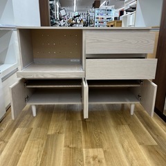 ペガコーポレーション キッチンカウンター アイボリー 収納家具 のご紹介です！の画像