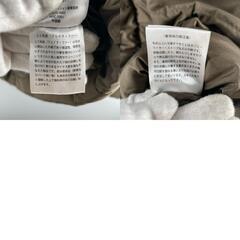 Non-hedge ノンヘッジ ダウンジャケット ポリエステル カーキ レディース M【古着】【中古】の画像