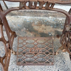 KOYO 足踏みミシン　ミシン脚　アンティーク　昭和レトロ　網目の画像