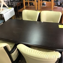 【ジャングル深井店】★ダイニングテーブル 4人用 家具 簡易クリーニング済 堺市（中区 堺区 東区 西区 南区 北区）和泉市 河内長野市 富田林市 松原市 狭山市 深井 【FU2883】の画像