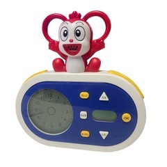 【Benesse】コラショ 目覚まし時計 チャレンジ 知育時計 英語モード付き アラーム機能付きの画像