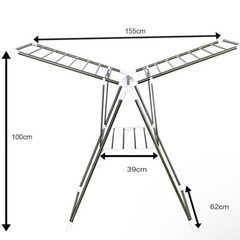 折りたたみハンガーラックの画像