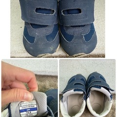 KEEN他キッズシューズ3足〔14cm〕の画像