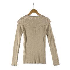 LAGUNAMOON ラグナムーン 長袖ニット ポリエステル ベージュ レディース F【古着】【中古】の画像