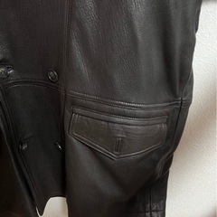 VESPAIO イタリア製　ラムレザー　テーラードジャケット ブラウン Mの画像