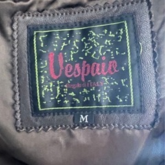 VESPAIO イタリア製　ラムレザー　テーラードジャケット ブラウン Mの画像