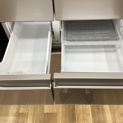 【安心6ヶ月保証付き】6ﾄﾞｱ冷蔵庫　 HITACHI 　R-KW57k 　2020年製の画像