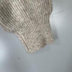 flower flower 長袖ニット アクリル ベージュ レディース F【古着】【中古】の画像