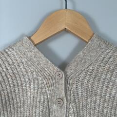 flower flower 長袖ニット アクリル ベージュ レディース F【古着】【中古】の画像