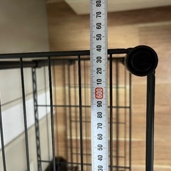 ニトリ　スチールラック(STANDARD 幅65cm 2段 ダークグレー)の画像