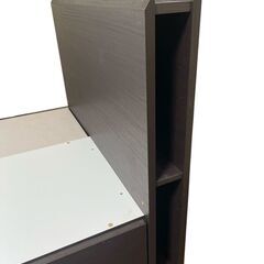 美品 ニトリ シングルベッドフレーム 収納付きの画像