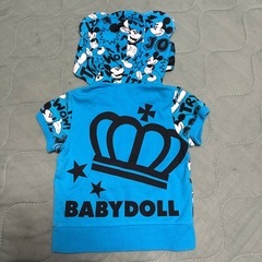 ベビー服　９０　半袖　ベビードール 　BABY DOLLの画像