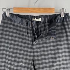 UNITED ARROWS ユナイテッドアローズ ギンガム スラックス ポリエステル/レーヨン ブラック レディース 12M 40【古着】【中古】の画像