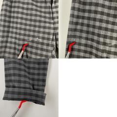 UNITED ARROWS ユナイテッドアローズ ギンガム スラックス ポリエステル/レーヨン ブラック レディース 12M 40【古着】【中古】の画像