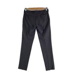 STRAWBERRYFIELDS ストロベリーフィールズ ギンガム スラックス ポリエステル/レーヨン グレー レディース【古着】【中古】の画像