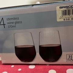 【新品未使用】ワイングラス　370ml 4個セットの画像