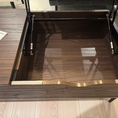 ニトリ　センターテーブル　PH01(02?)100MBR 昇降　引き出しの画像