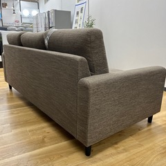 3人掛けソファー オットマン付き ベージュ ファブリック のご紹介です！の画像