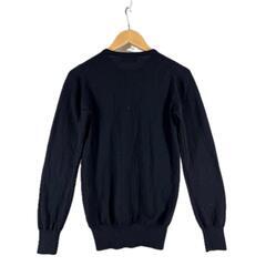 alpha cubic alpha cubic 長袖ニット ウール ネイビー レディース【古着】【中古】の画像