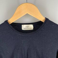 alpha cubic alpha cubic 長袖ニット ウール ネイビー レディース【古着】【中古】の画像