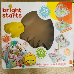 ブライトスターツ Bright Starts 5 in 1 ヨアウェイ・ボール・プレイジム　プレイマットの画像