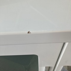 サ2511-150 サン テレビボード ホワイト 棚板欠損 キズ汚れ有りの画像