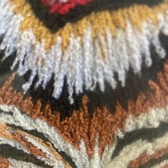 アンテイク刺繍画（虎）の画像