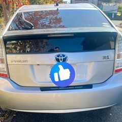 トヨタプリヤスハイブリッド走行距離５８５００キロの画像