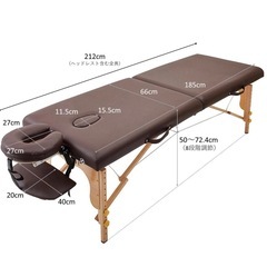 木製折りたたみベッドの画像