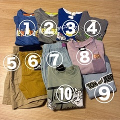 【子供服10着☆100-110】お譲りしますの画像