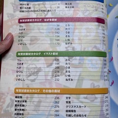 毎年使える！ ずっと使える！ 十二支年賀状素材集の画像