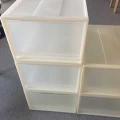 無印収納ケース計7個の画像