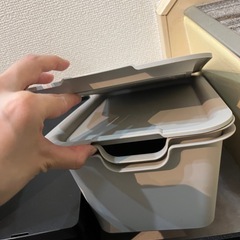 無印等 収納ボックスの画像