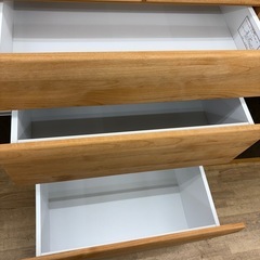 【ドリーム川西店限定】☆ジモティー見たよ割引☆2枚扉食器棚  クリーニング済み 【2125560000032882】の画像