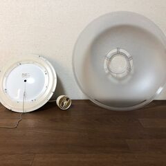 NEC 洋風ペンダントライト HCDB0841-X 調光機能付 LEDタイプ ～8畳用 スモーク樹脂セード プルスイッチ 昼光色 清掃/点灯確認済みの画像