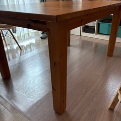 (IKEA 類似品)ONSTAD トンスタード 伸長式テーブル, オーク材突き板,の画像